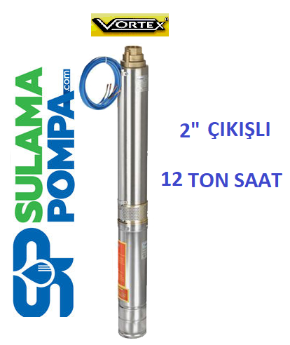 VORTEX 12GM-24 5,5 HP 380V DERİN KUYU DALGIÇ POMPA