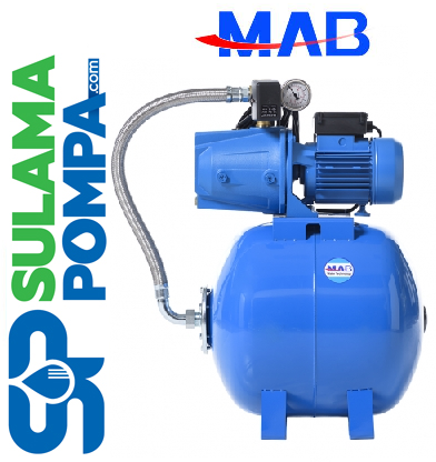 MAB JET 150 1.5 HP 50 LT TANKLI 5 KAT 10 DAİRE PAKET HİDROFOR