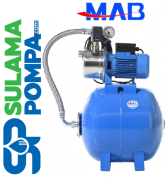 MAB JETINOX 100- 1, HP 50 LT TANKLI PASLANMAZ GÖVDELİ PAKET HİDROFOR (4 kat 4 daire)