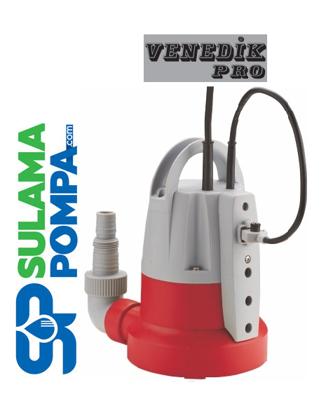 VENEDİK PRO QSB-JH-400AM-1- 400W 220V SIFIRDAN EMİŞLİ SENSÖRLÜ DRENAJ DALGIÇ POMPA