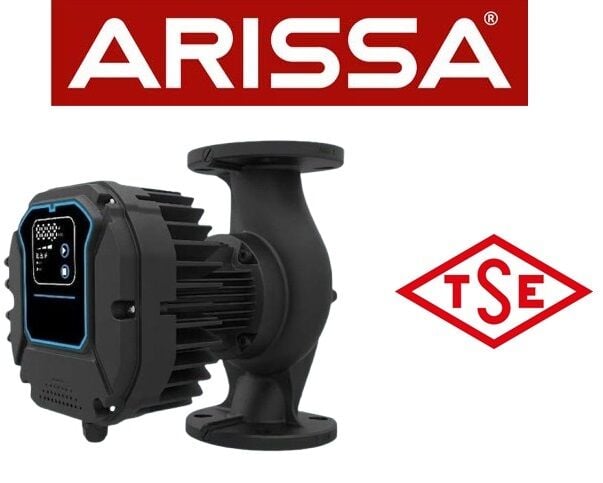 ARISSA HM1-65-150-340-F DN65  (340mm) FREKANS KONVERTÖRLÜ FLANŞLI SİRKÜLASYON POMPA