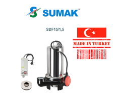 SDF 15/1.5 1.5 HP 220V AZ KİRLİ SU DALGIÇ POMPA