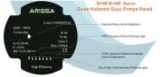 ARİSSA DHW-B-HM-20-50-130 PİRİNÇ GÖVDELİ FREKANS KONTROLLÜ SICAK KULLANIM SUYU / RESİRKÜLASYON POMPASI