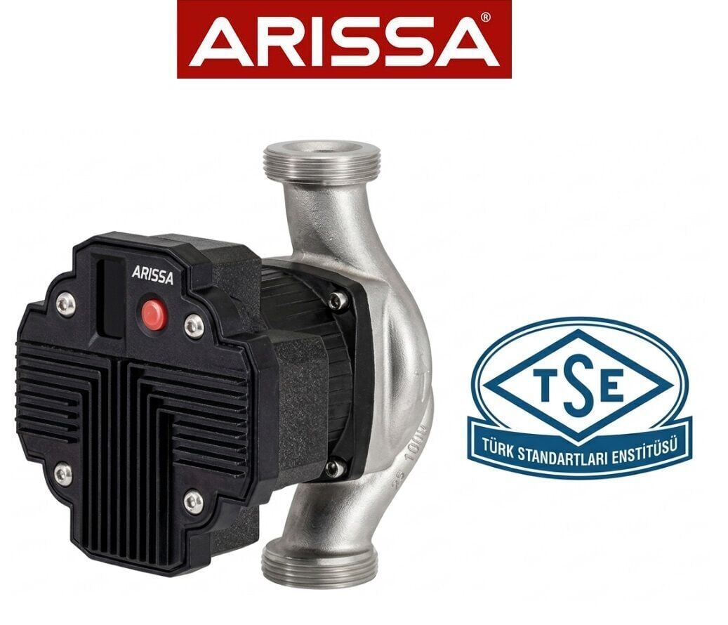 ARİSSA DHW-SS-HM-32-120-180 PASLANMAZ ÇELİK GÖVDELİ SICAK KULLANIM SUYU / RESİRKÜLASYON POMPASI