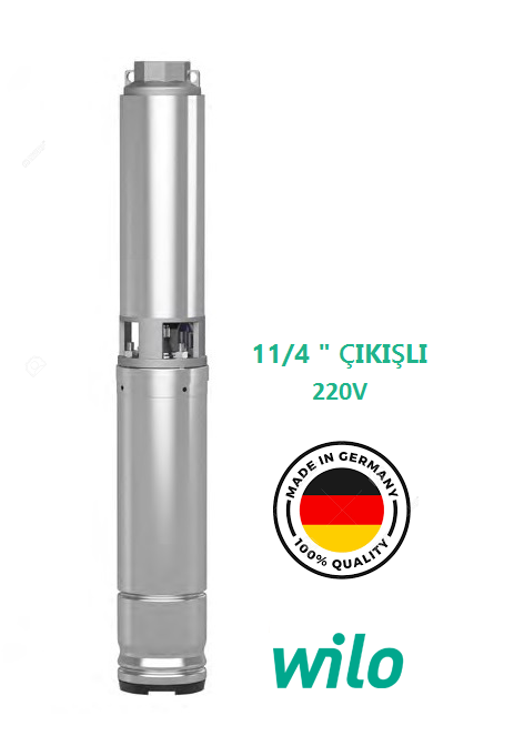 WİLO ACTUN FİRST SPU4 1/26 - 1 HP 220V DERİN KUYU DALGIÇ POMPA