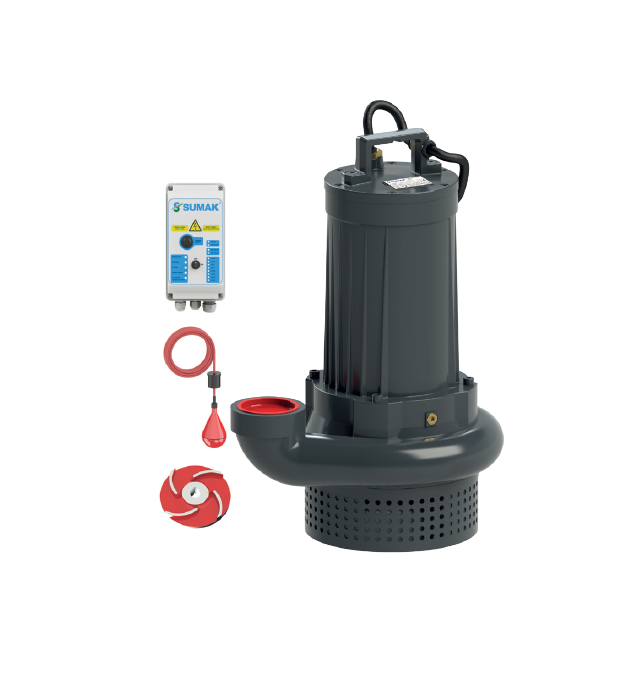 SDTV 40/3 4.HP 380V VORTEX ÇARKLI FOSEPTİK DALGIÇ POMPA