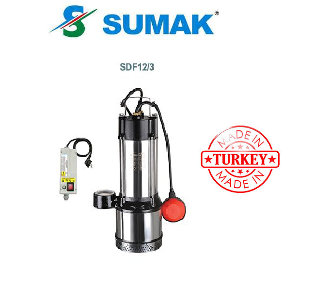 SUMAK SDF 8/3 YÜKSEK İRTİFALI TEMİZ SU DALGIÇ POMPA