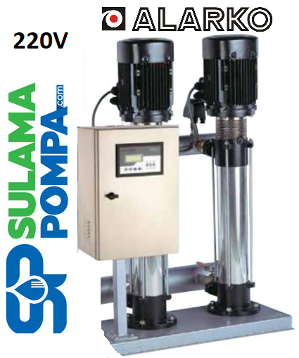 ALARKO 403/15-2   2x1.5 HP 220V ÇİFT POMPALI HİDROFOR