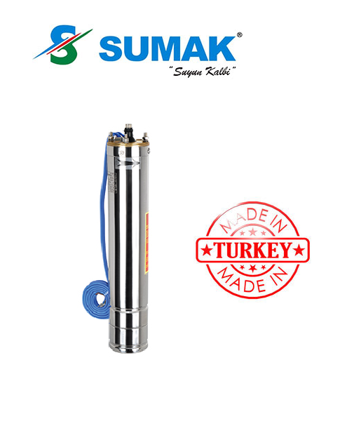 SUMAK 4SMT10 1.HP 380W  4\'\' DALGIÇ POMPA MOTORU