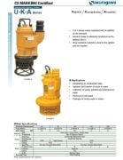 Sakuragawa U-222KD-A 1.5kw Karıştırıcılı Çamur Dalgıç Pompa
