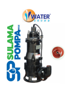 WATER SOUND 80C21.5 - 2.HP 380V DÖKÜM GÖVDELİ PARÇALAYICILI ATIK SU DALGIÇ POMPA