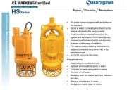 Sakuragawa HS-38A 3.7KW Ağır Hizmet Tipi Karıştırıcılı Çamur Dalgıç Pompa