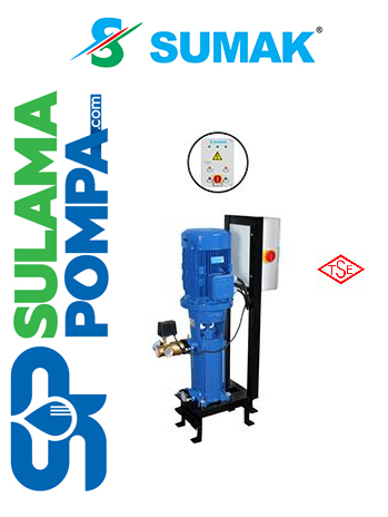 SUMAK SHT50/4A  40.HP 380V DÜŞEY MİLLİ KADEMELİ HİDROFOR
