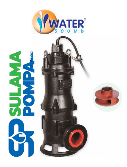 WATER 50B27.5 - 10 HP 380V DÖKÜM GÖVDELİ YÜKSEK İRTİFALI ATIK SU DALGIÇ POMPA