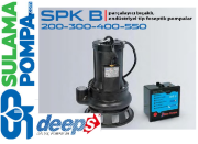 STAR SPK B 550 T- 5.5 HP 380W PARÇALAYICI BIÇAKLI FOSEPTİK DALGIÇ POMPA