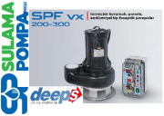 STAR SPF VX 200 2.HP 220W AÇIK FANLI PANOLU FOSEPTİK DALGIÇ POMPA+PANOLU