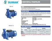 SUMAK SMT150     1.5 HP 380V  SANTRİFÜJ POMPA