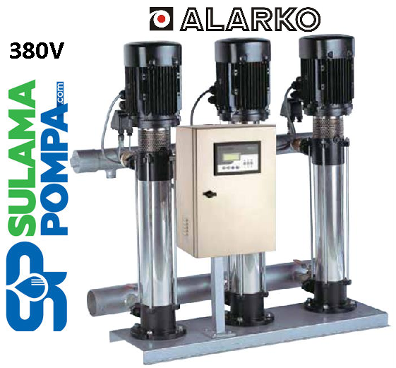 ALARKO 620/8-3  3x10 HP 380V ÜÇ POMPALI HİDROFOR