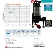 Momentum P1800RW 2,5hp 220V Özel Öğütücülü Sistemli Bıçaklı Dalgıç Pompa