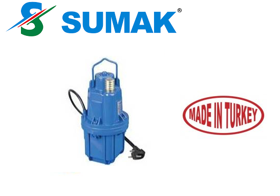 SUMAK SD4 1\'\' ÇIKIŞLI 30 MT KABLOLU ELEKTROMANYETİK (TİTREŞİMLİ) DALGIÇ POMPA