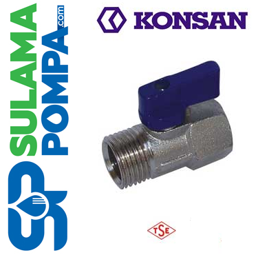 KONSAN 3/8'' MİNİ KÜRESEL VANA