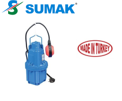 SUMAK SDF4 1\'\' ÇIKIŞLI 30 MT KABLOLU ELEKTROMANYETİK (TİTREŞİMLİ) DALGIÇ POMPA(FLATÖRLÜ)