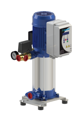 SUMAK SHT16A 550/4 SMART  5.5 HP 380V TEK POMPALI DİJİTAL PANOLU HİDROFOR