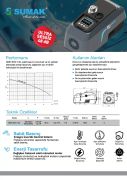 Sumak SMH BOX 120 1.2hp 220v Frekans Kontrollü Paket Sessiz Hidrofor
