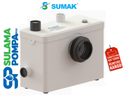Sumak Smac 600 Br 600W - Wc + 2 Ünite Bıçaklı Wc Öğütücü