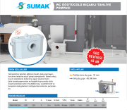 Sumak Smac 600 Br 600W - Wc + 2 Ünite Bıçaklı Wc Öğütücü