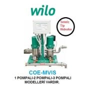Wilo COE1-MVIS806  2.2kW 380V Tek Pompalı Paslanmaz Çelik Gövdeli Çok Kademeli Dikey Sessiz Paket Hidrofor
