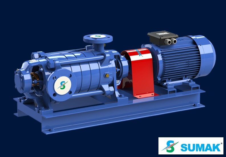 SUMAK  SYT 40/2    1.1kW 380V   YATAY MİLLİ KADEMELİ  POMPA (1450 d/d)