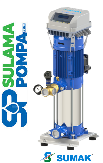 SHT 8A 300/8 FK 3.HP 380V TEK POMPALI FREKANS KONTROLLÜ HİDROFOR