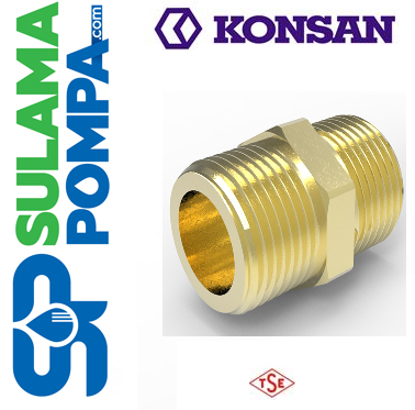 KONSAN 3/4'' PİRİNÇ NİPEL