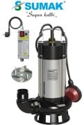 SUMAK, SDT 10/2, 380V, 1HP PASLANMAZ, FOSEPTİK DALGIÇ POMPA