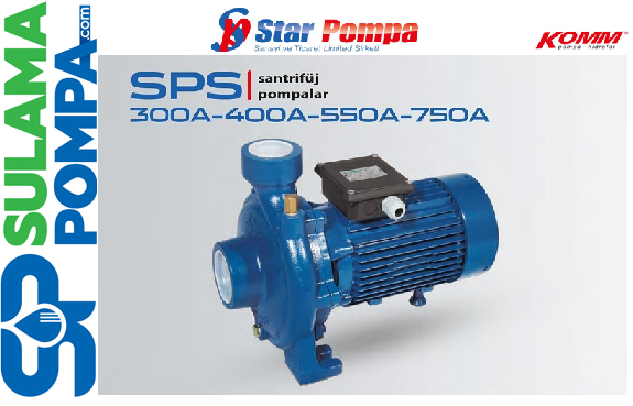 STAR SPS 750A T 7.5 HP 380W TEK KADEMELİ SANTRİFÜJ POMPA
