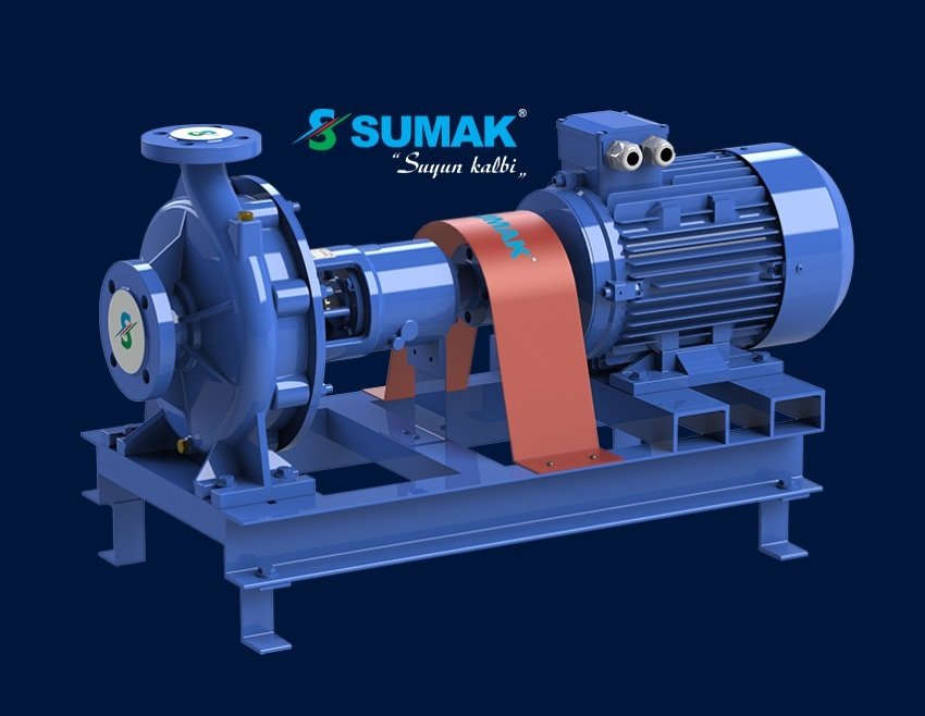 Sumak SMT250/80      45 kW  380V   Tek Kademeli Salyangoz Gövdeli Pompa (2900 d/d)