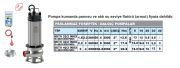 SUMAK, SDTV 30/2 İNOX, 380V, 3HP, PASLANMAZ GÖVDELİ, FOSEPTİK DALGIÇ POMPA