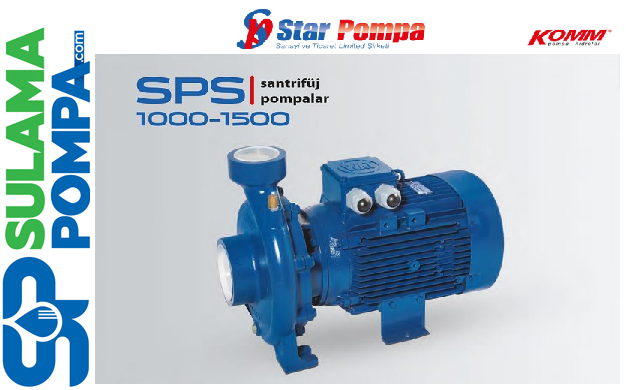 STAR SPS 1000 T 10. HP 380W TEK KADEMELİ SANTRİFÜJ POMPA