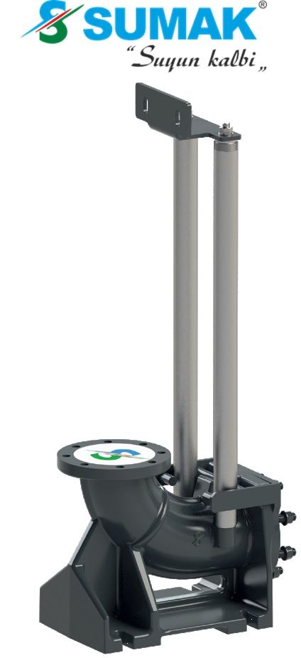 SUMAK, KD150, AĞIR TİP DALGIÇ POMPA KIZAK SİSTEMİ (DN150-PN10)