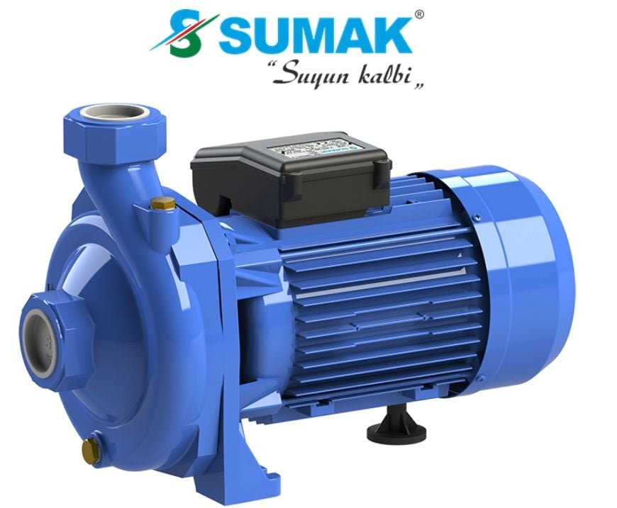 SUMAK, SM220/1.5, 220V, 2.2HP, TEK KADEMELİ, SANTRİFÜJ POMPA