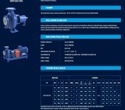 Sumak SMT250/100     55 kW  380V   Tek Kademeli Salyangoz Gövdeli Pompa (2900 d/d)