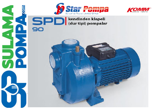STAR SPD 90/1 M 1.5 HP 220V KENDİNDEN KLAPELİ POMPA