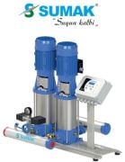 SUMAK, SHTPD16B 550/10 SMART, 2x5.5HP, 380V, ÇİFT POMPALI DİJİTAL PANOLU HİDROFOR