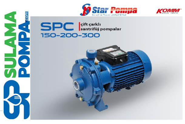 STAR SPC 300 T 3.HP 380V ÇİFT KADEMELİ SANTRİFÜJ POMPA