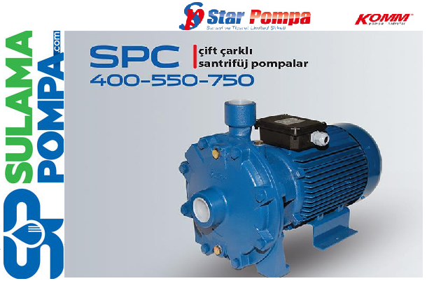 STAR SPC 400 T 4.HP 380V ÇİFT KADEMELİ SANTRİFÜJ POMPA