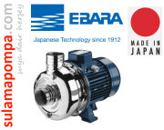 EBARA DWC V 500/2.2  3. HP 380W TEK KADEMELİ PASLANMAZ ÇELİK SANTRİFÜJ POMPA