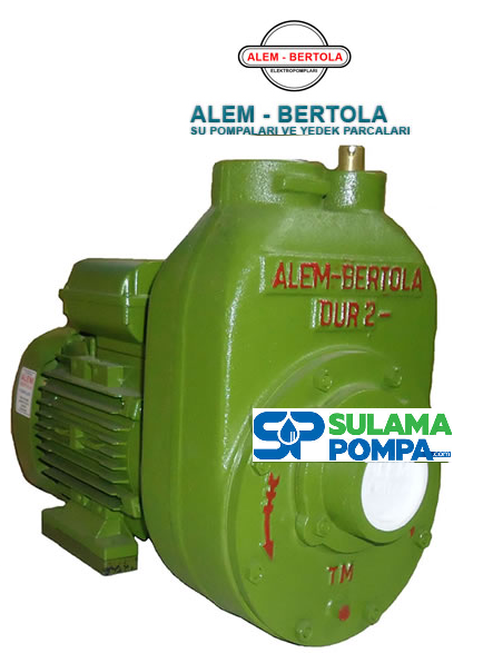 ALEM BERTOLA DUR 1,HP 220V ATIK SU SANTRİFÜJ POMPA