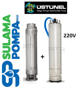ÜSTÜNEL S4 P12 03/11 3.HP 220V DERİN KUYU DALGIÇ POMPA