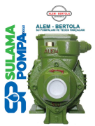 ALEM BERTOLA SUT 0.50 HP 380V SÜRTME FANLI PREFERİKAL POMPA